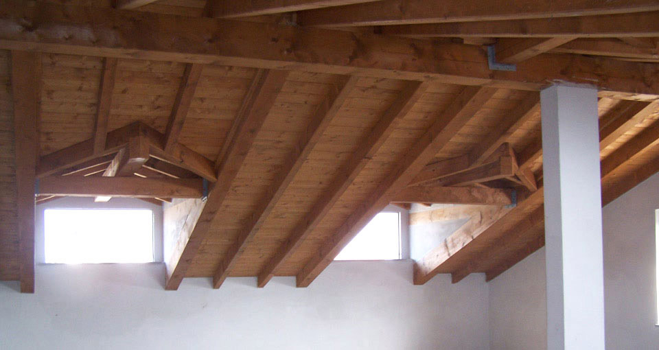 coperture in legno e muratura